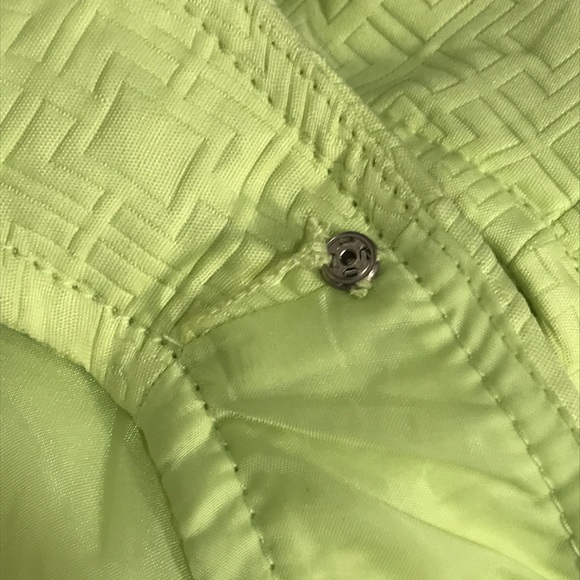 Mixt by Heidi Weisel Women’s Yellow Green Textured Fit & Flare Midi Dress Size 4 - Picture 5 of 9